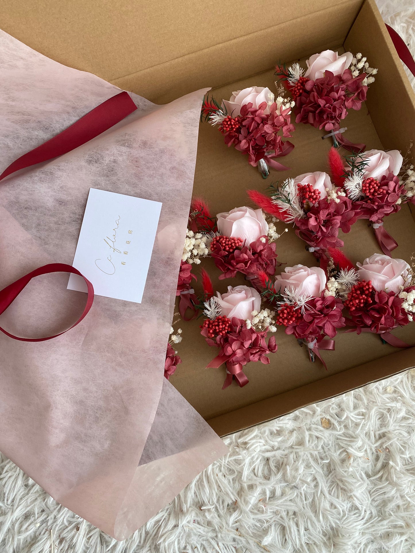 Soap Flower Corsage