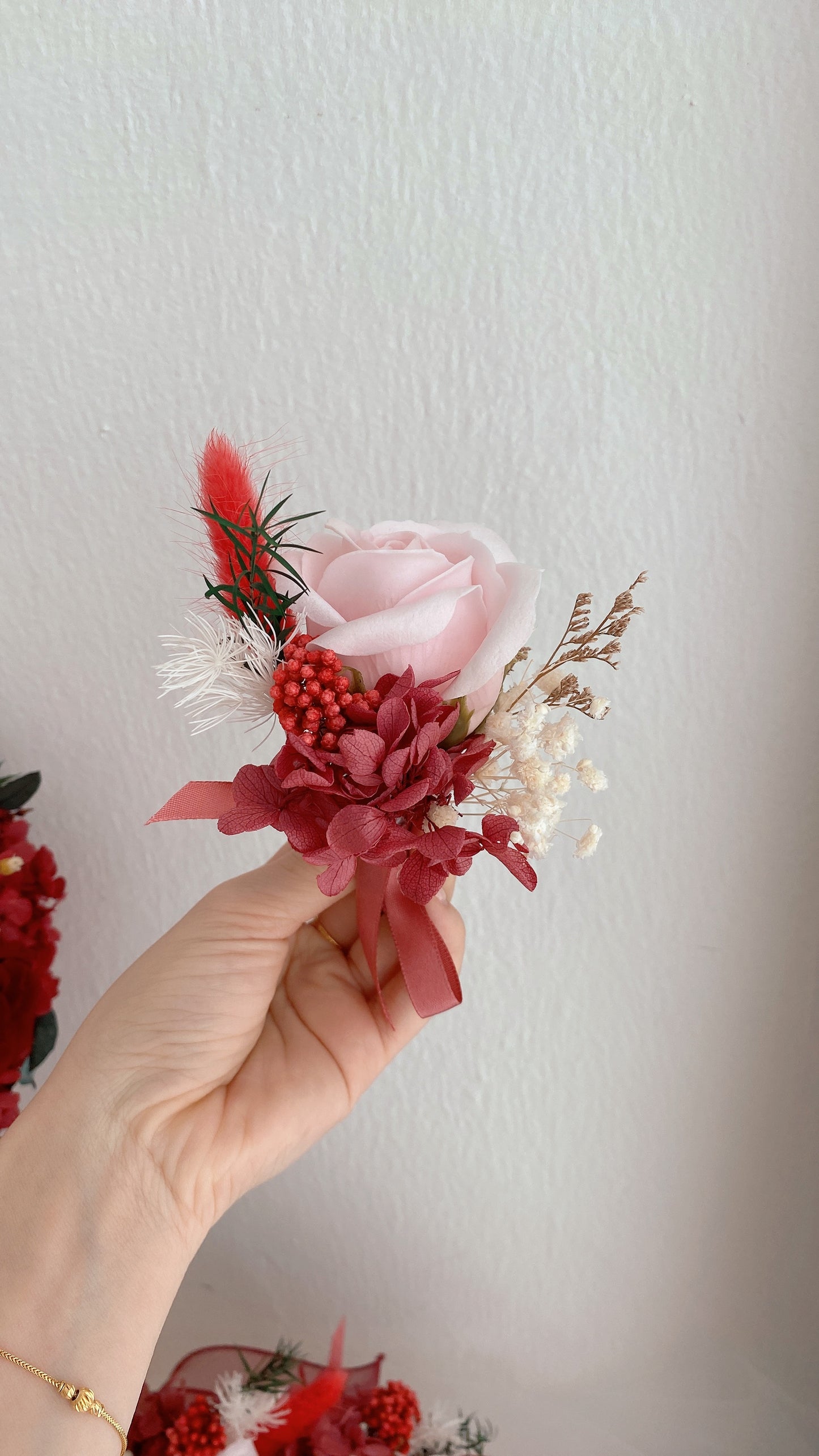 Soap Flower Corsage